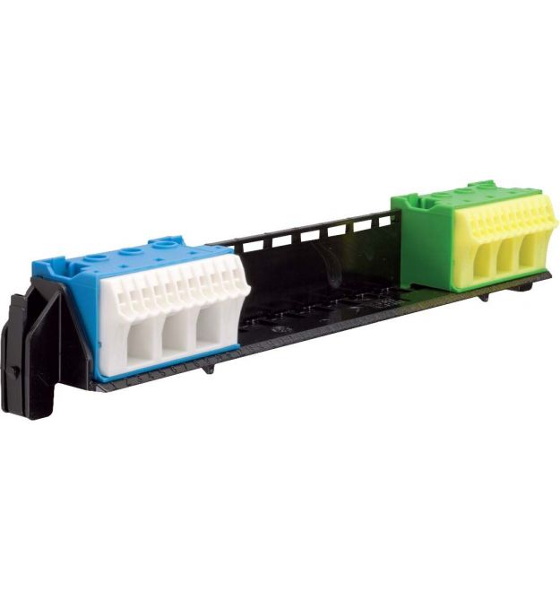 Держатель с клеммами PE-N Volta 1-рядного