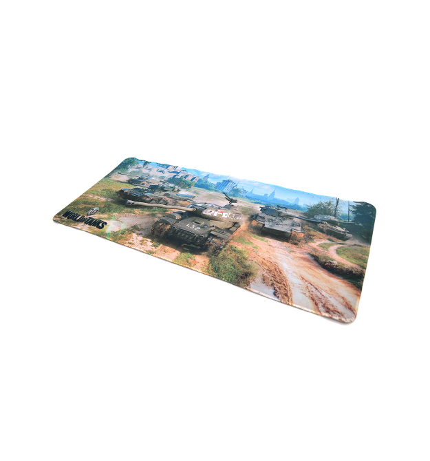 Коврик 300*700 тканевой World of Tanks-15, толщина 2 мм, OEM