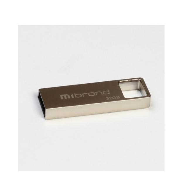 Флэш-накопитель Mibrand Shark, USB 2.0, 32GB, Metal Design, Blister