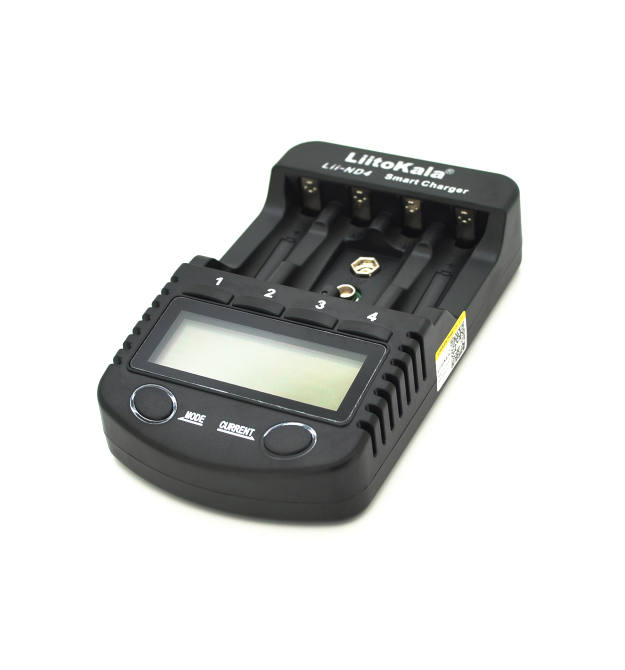 ЗУ универсальное Liitokala Lii-ND4, 4 канала,LED индикация, поддерживает Li-ion, Ni-MH и Ni-Cd AA (R6), ААA (R03), AAAA, С (R14)
