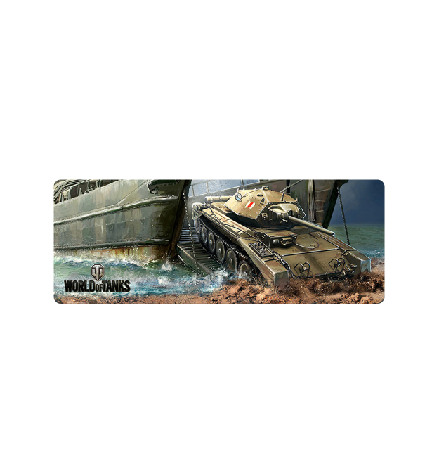 Коврик 300*700 тканевой World of Tanks-57, толщина 2 мм, OEM