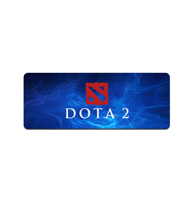 Коврик 300*700 тканевой DOTA2, толщина 2 мм, цвет Blue-Red, OEM