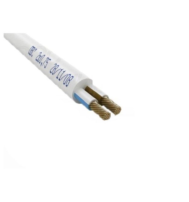 Провод ЗЗЦМ ПВС 2х1,5 (бухта 100м.)