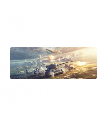 Коврик 300*700 тканевой World of Tanks-61, толщина 2 мм, OEM