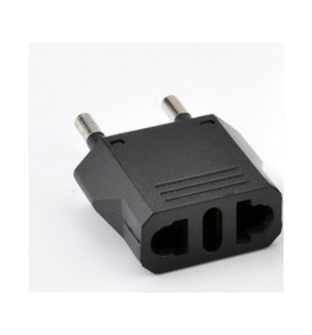 Перехідник на євророзетку Binxing WM-10 Black, 110-250V, 10A, 500W, в упаковці 100 штук, ціна за штуку