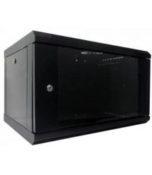 Шкаф коммутационный настенный 6U 600x450 WMNC-6U-FLAT- BLACK Hypernet 6U 600x450