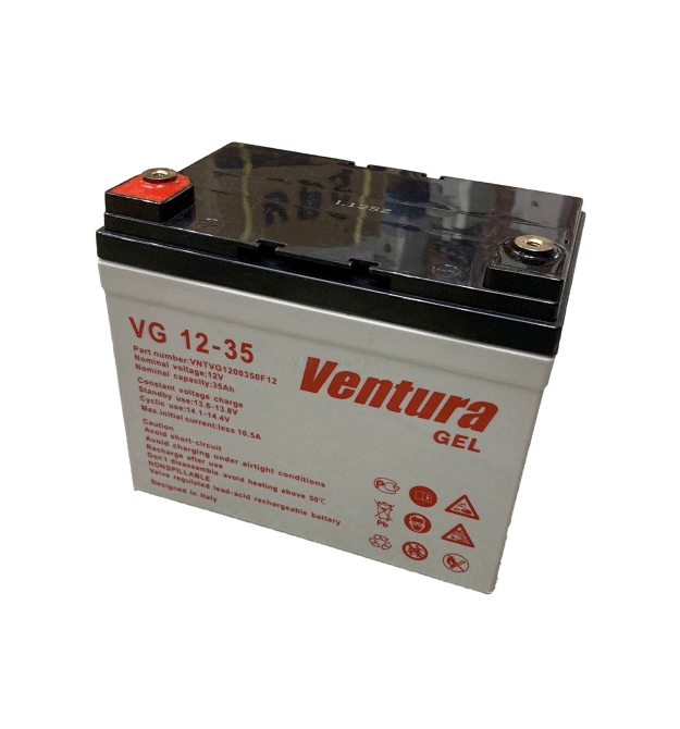 Акумуляторна батарея Ventura VG 12-35 Gel 12V 35Ah (195*130*180мм), Q1