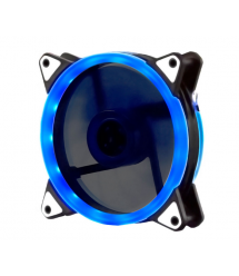 Кулер корпусной 12025 DC sleeve fan 3pin + 4pin - 120*120*25мм, 12V, 1100об - мин, Blue, двухсторонний