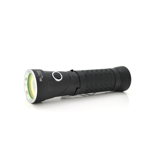 Ліхтарик ручний Bailong BL-1822, T6+COB+ Red Light, Cree XML-T, 1+3 режими, Zoom, поворот 90, IP44 ,18650 ак-тор, магніт, АЗУ+СЗ