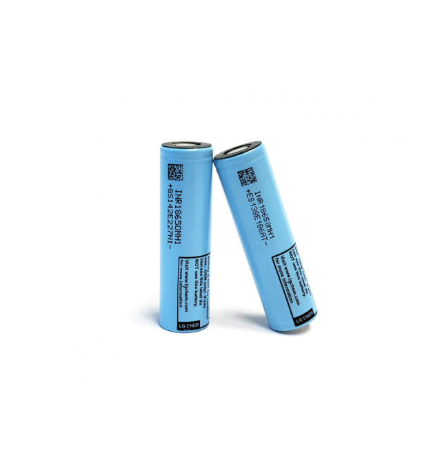 Аккумулятор 18650 Li-Ion LG LGGBMH11865 (LG MH1), 3200mAh, 10A, 4.2 – 3.7 – 2.5V, Cyan, 2 шт в упаковке, цена за 1 шт