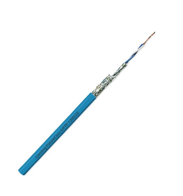 Кабель S-FTP 1200-22 4P FutureCom, кат. 7А, LSZH, FRNC,1000 м, Corning