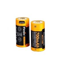Аккумулятор 700 UP mAh Li-ion micro usb зарядка Fenix 16340