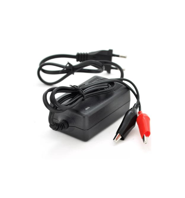 Импульсное ЗУ для аккумулятора 12V,100-240V,1,5A,клеммы(AGM - GEL - Lead)