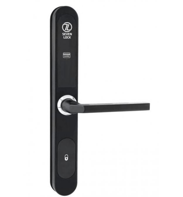 Электронный RFID замок SEVEN LOCK SL-7737S black ID EM