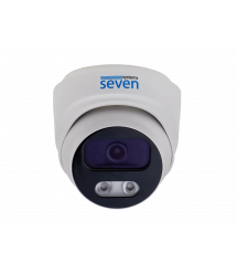 Комплект видеонаблюдения на 5 купольных 2 Мп IP-камеры SEVEN IP-7212W5-2MP