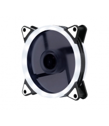 Кулер корпусной 12025 DC sleeve fan 3pin + 4pin - 120*120*25мм, 12V, 1100об - мин, White, двухсторонний