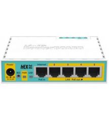 5-портовый маршрутизатор MikroTik hEX PoE lite (RB750UPr2)