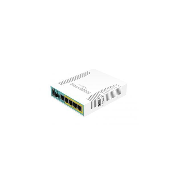5-портовый PoE маршрутизатор MikroTik hEX PoE (RB960PGS)