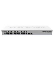 24-портовый управляемый L2 коммутатор MikroTik CRS326-24G-2S+RM