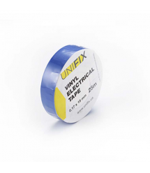 Изолента Unifix 0,17мм*18мм*25м (синяя),10 шт. в упаковке