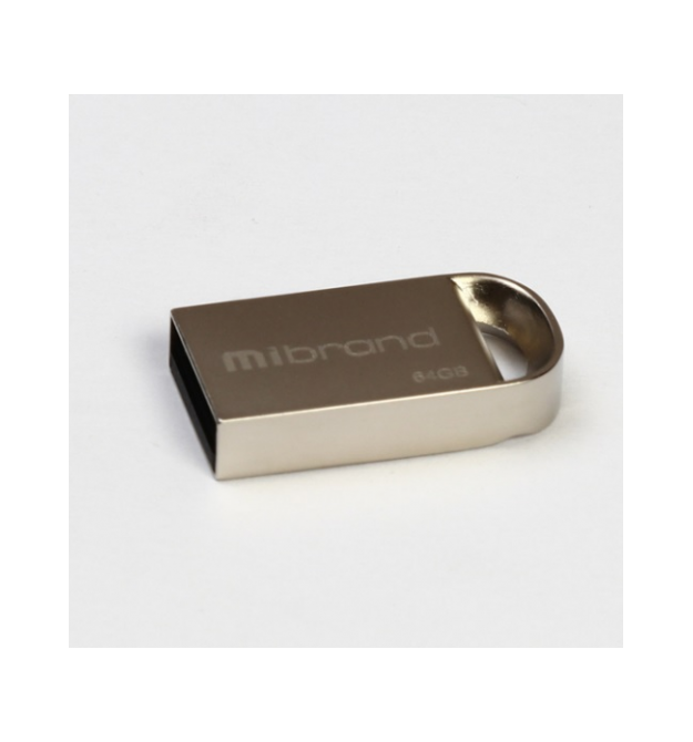 Флэш-накопитель Mibrand Lynx, USB 2.0, 64GB, Metal Design, Blister