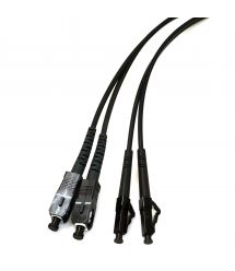 Патчкорд SC-UPC-LC-UPC SM 1м Duplex чорний