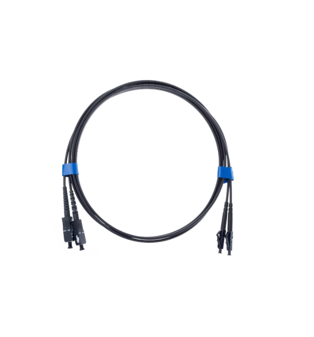 Патчкорд SC-UPC-LC-UPC SM 5м Duplex чорний