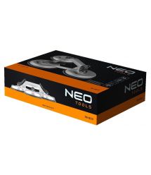 Neo Tools 56-803 Присоска вакуумная, для стекла, тройная, алюминиевый корпус, диаметр 120 мм, 150 кг