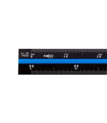 Neo Tools 72-205 Линейка треугольная, алюминий, 30 см