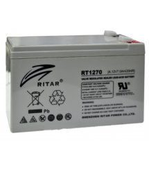 Акумуляторна свинцево-кислотна батарея AGM RITAR RT1270 Gray Case 12V 7.0Ah Q10