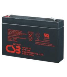 Аккумуляторная свинцово-кислотная батарея CSB GP672 6V 7.2Ah Q10