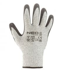 Neo Tools Перчатки рабочие, защищающие от прокола, с нитриловым покрытием, р. 10