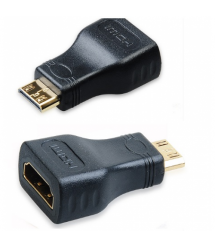 Переходник mini HDMI(папа)-HDMI(мама),Q100