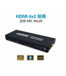 HDMI сплиттер Matrix 4X2, 4K 2K 3D (220*168*53) 0.6 кг