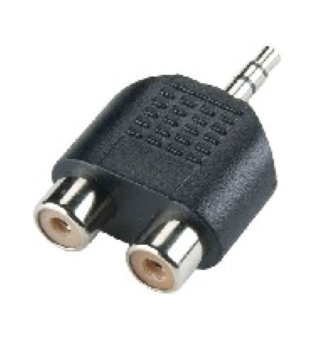 сплиттер Jack 3.5 (папа) / 2 RCA (мама), Техпакет, Q100