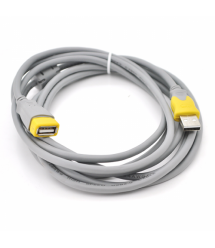 Удлинитель USB 2.0 V-Link AM / AF, 5m, 1 феррит, Grey / Yellow