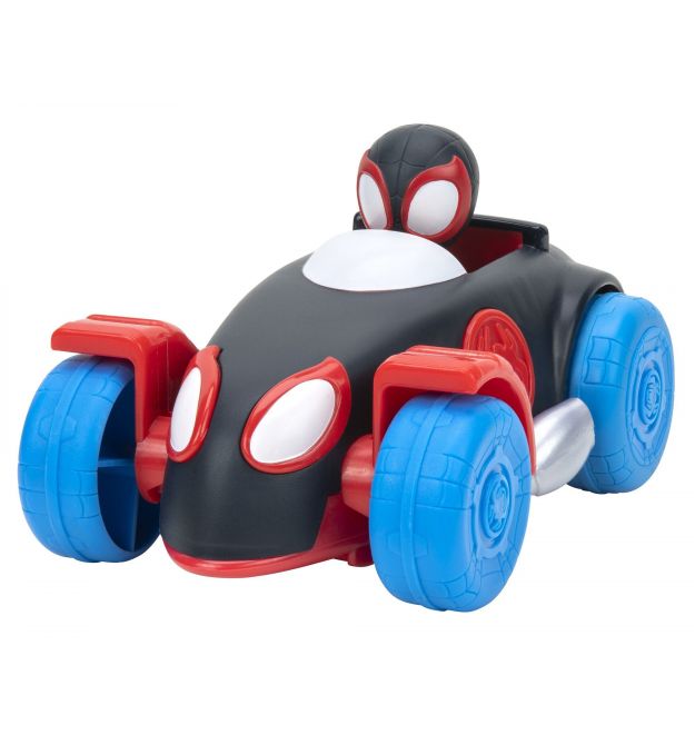 Spidey Машинка инерционная Pull Back Vehicle Spinn Майлз Моралес
