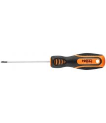 Neo Tools 04-177 Отвертка, крестовая, PH0 x 75 мм, CrV