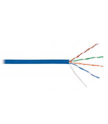 Кабель КВП 4х2х0,5мм, (UTP-cat 5E), YOSO, (CCA), для внутренных работ, blue, 305м