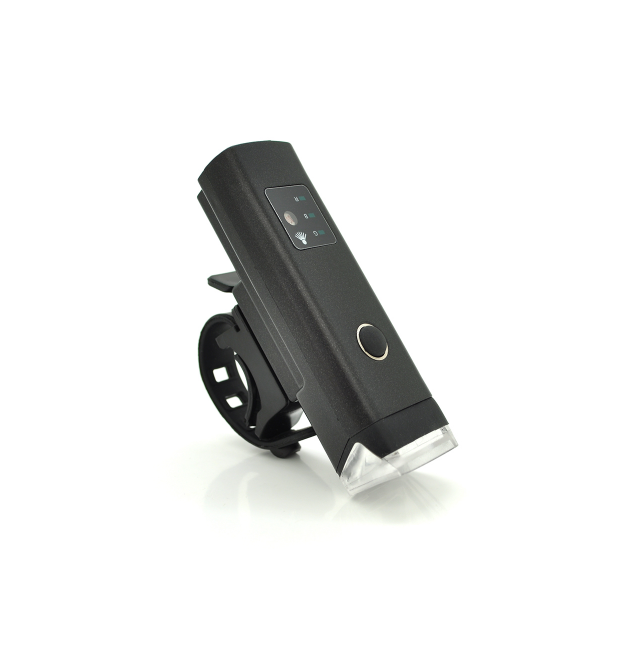 Фонарик велосипедный HJ-047, 5 режимов, встроенный аккум, кабель, BOX