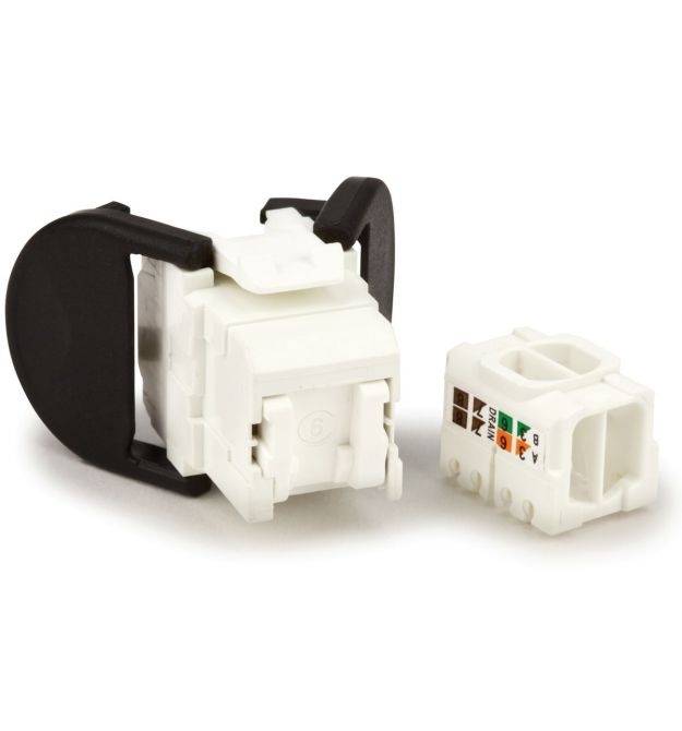 Модуль Keystone UTP RJ45 кат. 6А, білий, Corning
