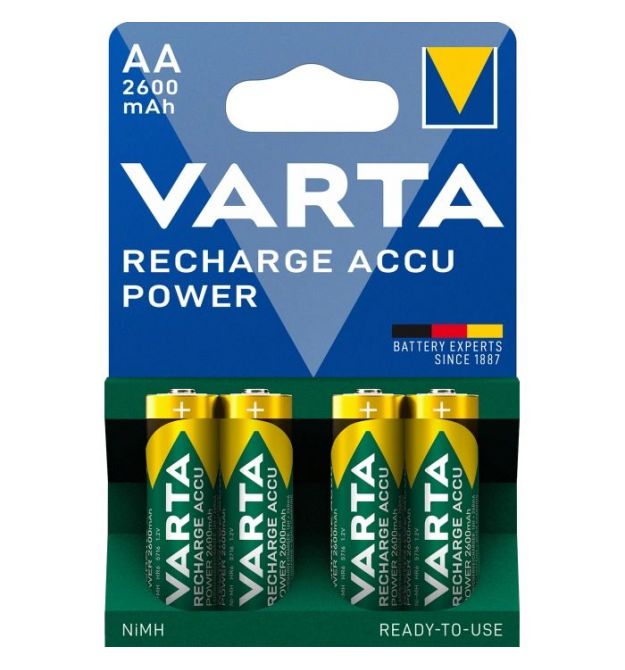 Акумулятор VARTA PROF ACCU AA 2600mAh BLI 4 NI-MH