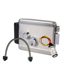 Комплект - електрозамок на хвіртку, в тамбур або офіс з керуванням від домофону.