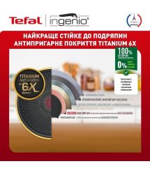 Tefal Набор посуды Ingenio Unlimited 3 предмета (L7638942)