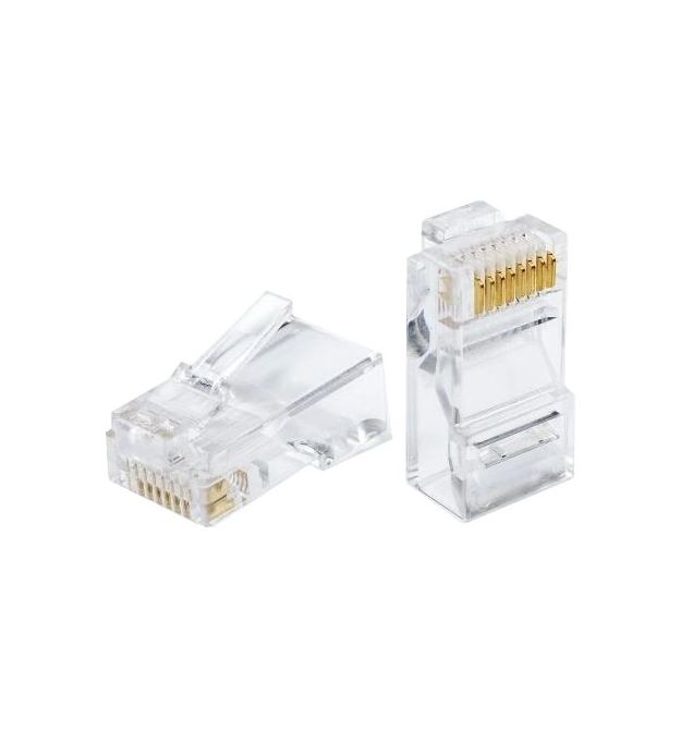 Коннектор RJ45 кат.6 8P8C 50 mkm упаковка 100 шт. Hypernet P88U-C6