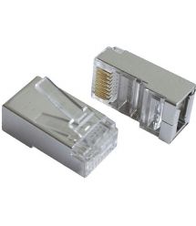 Коннектор экранированный RJ45 кат. 5e