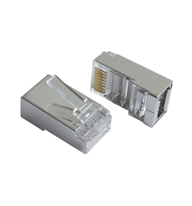 Коннектор экранированный RJ45 кат. 5e