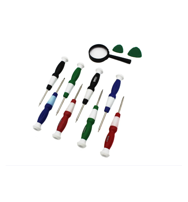 Набор инструментов BAKKU BK8600 (Отвёртки:T3,T4,T5,T6,мерс2.0,+1.5,-1.5,*1.5, 2 медиатора и лупа)