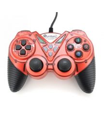 Геймпад провідний для ПК USB-908 USB 2.0 Double Shock (RED)