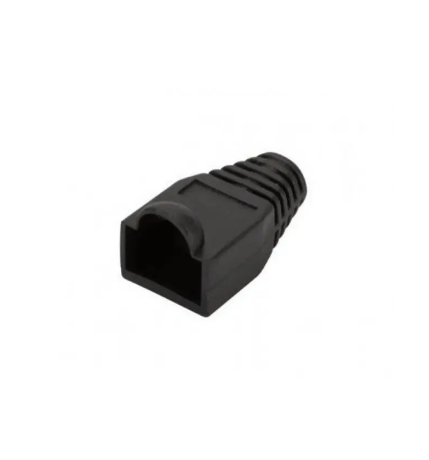 Колпачок изолирующий Merlion RJ-45 Black Cat.5/Cat.6 (100 шт/уп.) Q100